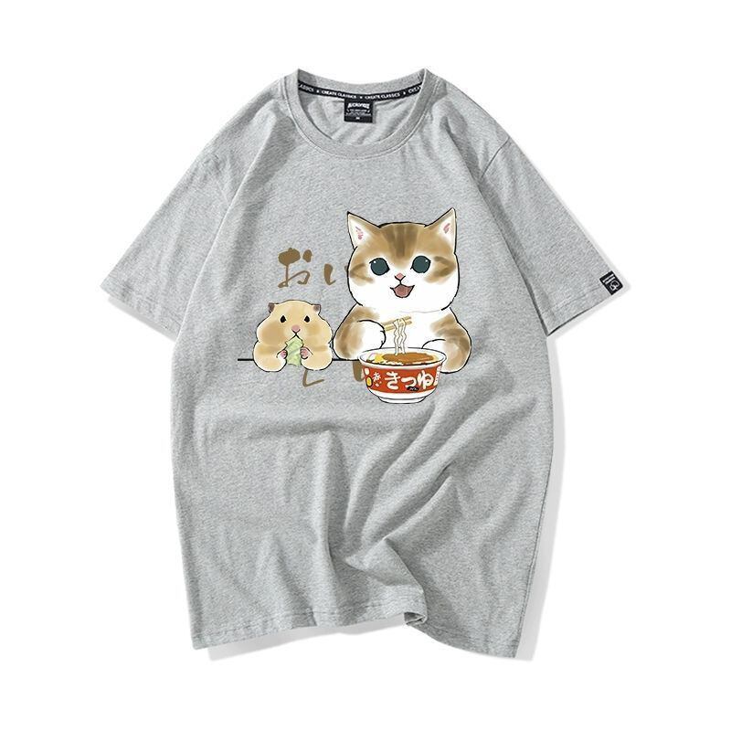 大好評 キュート 人気上昇中 着心地良い カジュアル プリント 全8色 半袖Tシャツ<S-9340>