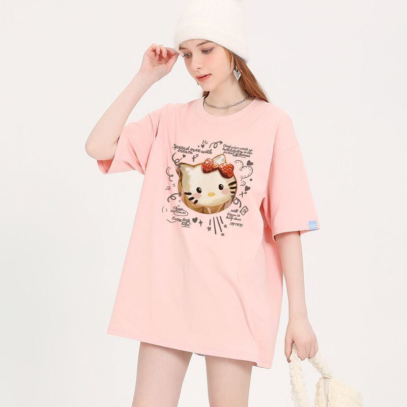ルーズ デイリー 半袖 Tシャツ <S-13142>