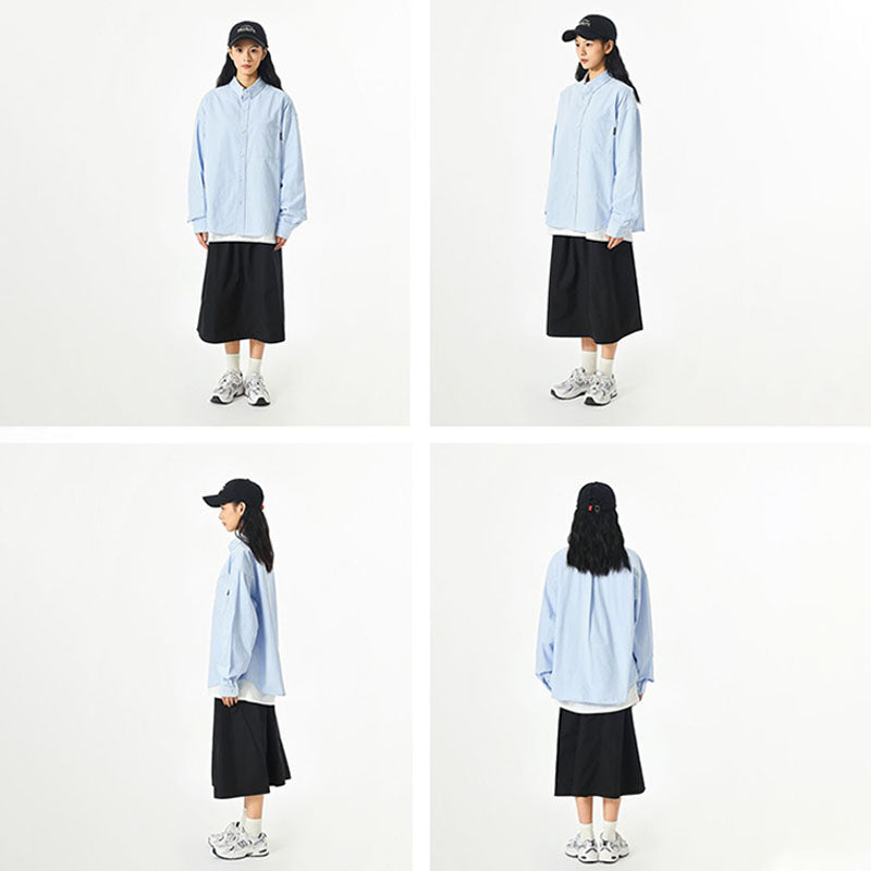 【人気沸騰】 ルーズ 通気性 着痩せ 男女兼用 MOVカット シャツ MO-13135