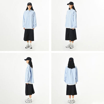 【人気沸騰】 ルーズ 通気性 着痩せ 男女兼用 MOVカット シャツ MO-13135