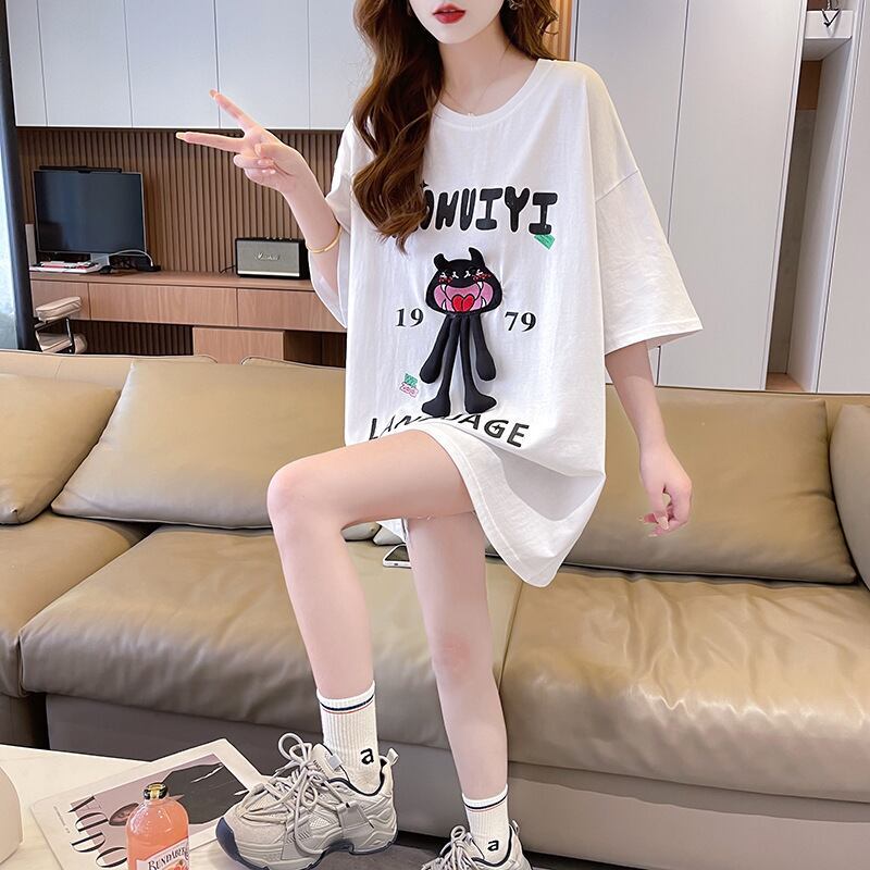 今季マストバイ ファッション 新商品 プリント ゆったり 全4色 半袖 Tシャツ＜S-11365＞