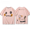 ファッション感満々 デザイン性抜群 全5色 男女兼用 半袖 Tシャツ <S-13036>