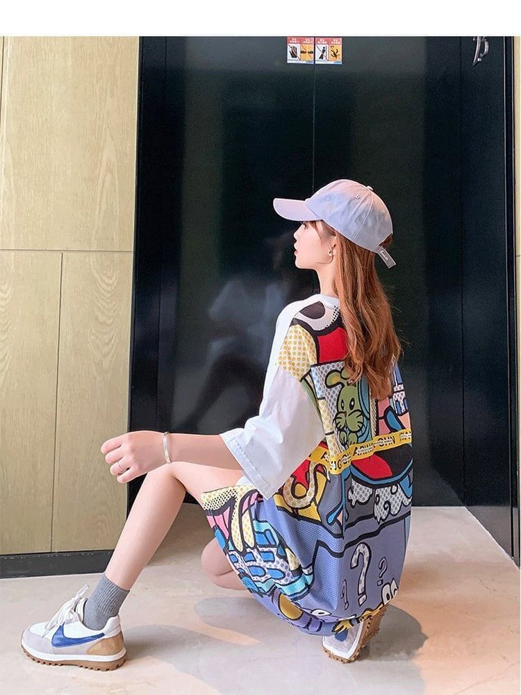 大人気ロング丈Tシャツワンピース  2色 ＜S-1160＞
