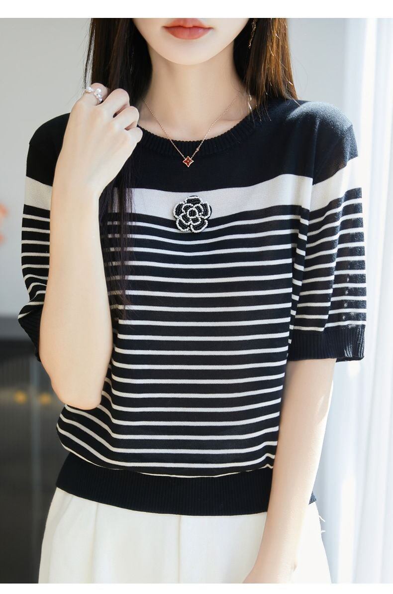 定番シンプル 売り切れ必至 着回し力抜群 全2色 Tシャツ <S-11938>