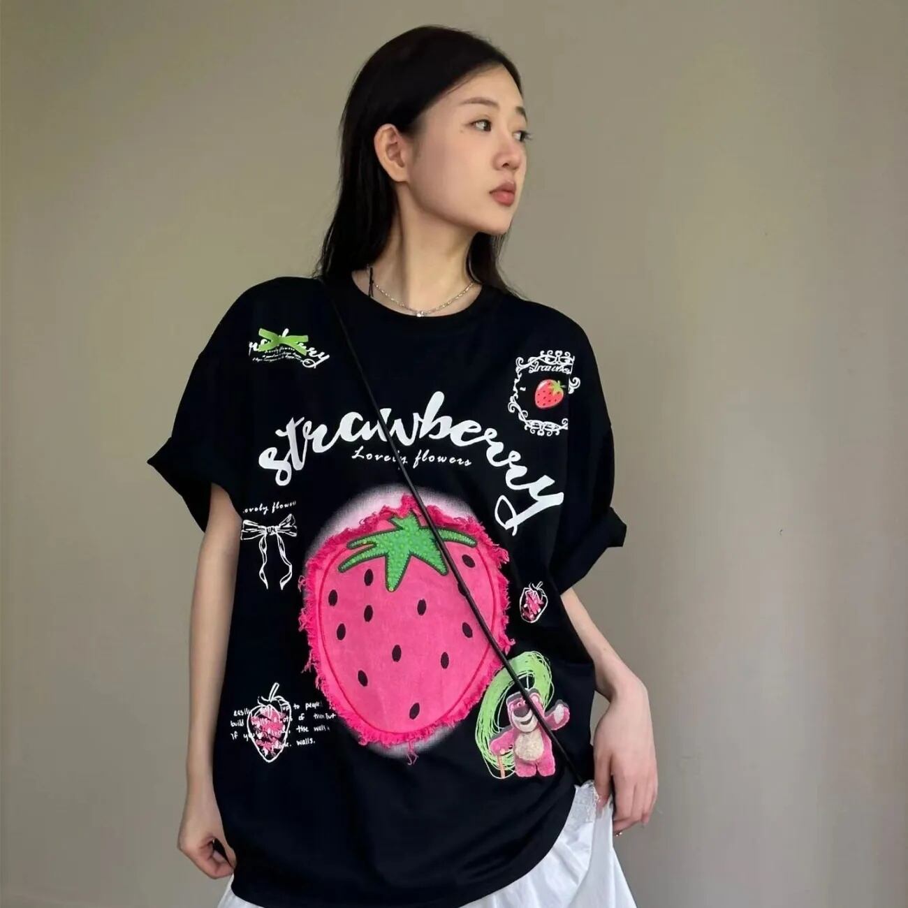売れ筋 美人度アップ 大好評 好感度UP カジュアル 全4色 半袖 Tシャツ ＜S-11287＞