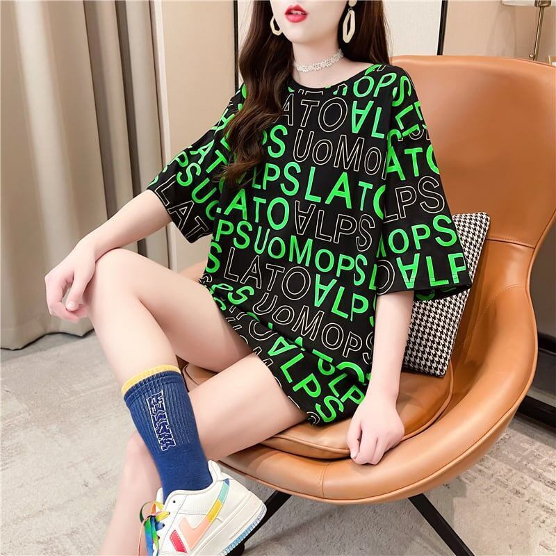 スタイリッシュ プリント 一目惚れ Tシャツ カットソー＜S-3307＞