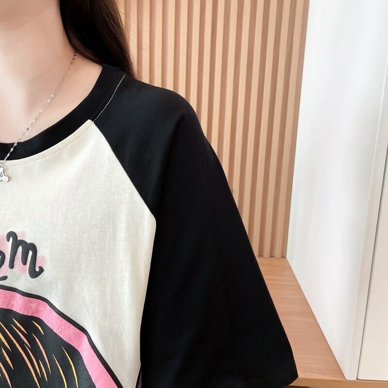 スウィート 好感度UP 大好評 カジュアル 全3色 半袖 Tシャツ ＜S-11128＞