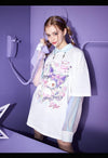 プリント ゆったり 半袖 Tシャツ <S-13129>