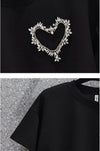 オシャレ度満点 切り替え 一目惚れ Tシャツ＋ショートパンツ セットアップ＜S-3573＞