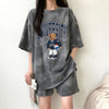 夏に嬉しい機能付き 全5色 軽くて涼しくて可愛い！ 半袖 Tシャツ ショートパンツ セットアップ ＜S-9269＞