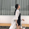 韓国系ゆったりUVカットロング丈薄手シャツ＜S-1714＞