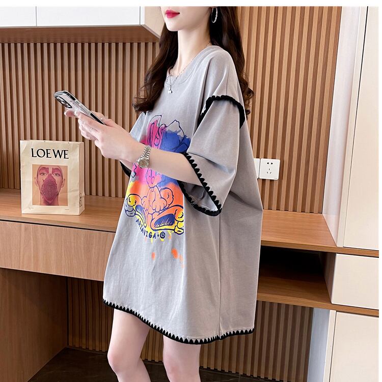 売り切れ必至 ファッション 着心地抜群 プリント 半袖 Tシャツ＜S-8336＞