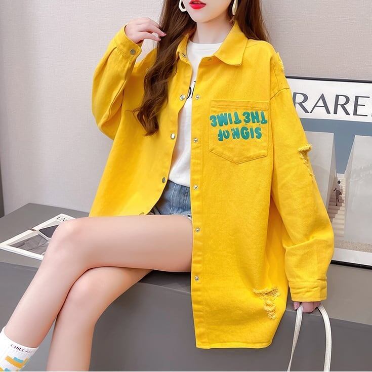 新作デニムシャツは3色展開<S-5014>