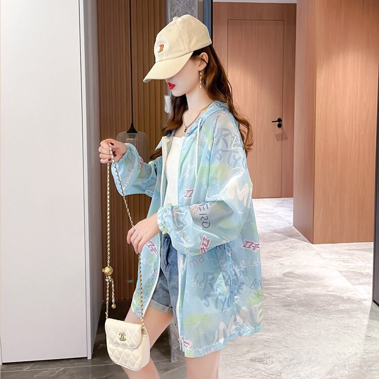 売り切れ必至 シンプル 超人気 透け感 日焼け対策 2色 シャツ ＜S-11364＞