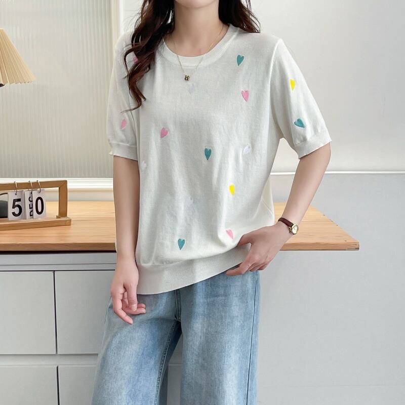 大活躍 好感度UP 海外トレンド カジュアル 全3色 半袖 Tシャツ ＜S-12038＞