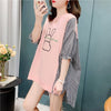 個性的なデザイン 切り替え 今季大好評 プリント Tシャツ カットソー＜S-3595＞