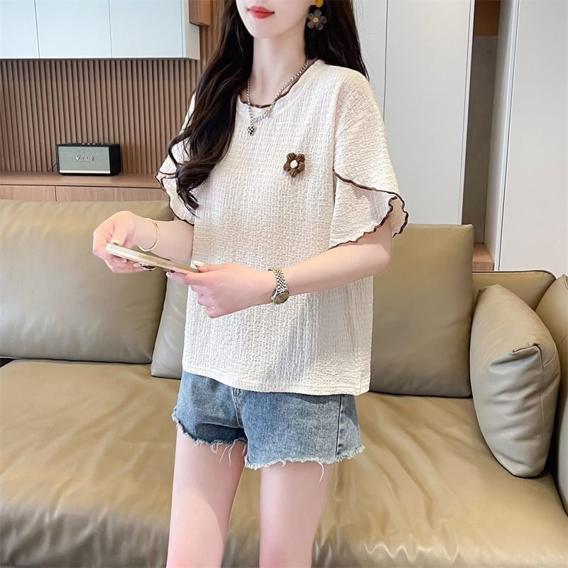 美人度アップ スウィート キュート 5色選択 半袖Tシャツ＜S-8578＞