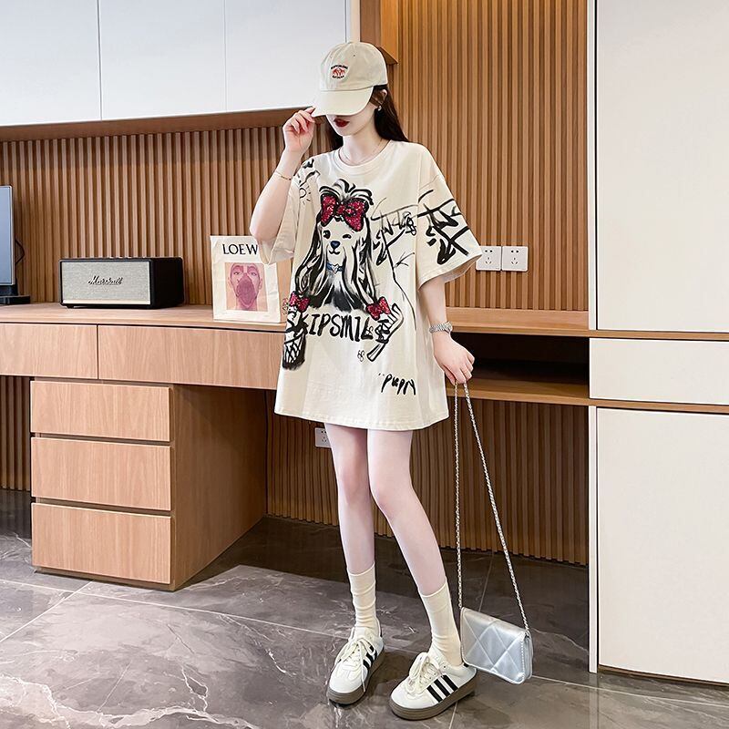 キュート 絶対流行 売れ筋 早い者勝ち カジュアル Tシャツ<S-11446>
