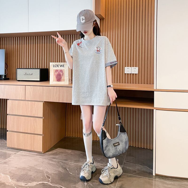 着回し力抜群 好感度UP 海外トレンド カジュアル 全3色 半袖 Tシャツ ＜S-11668＞