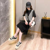 個性的なデザイン プリント 一目惚れ Tシャツ カットソー ワンピース＜S-3490＞