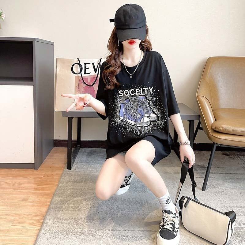 オシャレ度満点 プリント 今季大好評 Tシャツ カットソー トップス＜S-3281＞