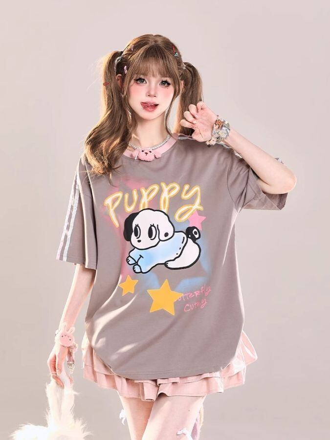 定番シンプル 絶対流行 売れ筋 早い者勝ち カジュアル 2色選択 Tシャツ<S-11462>