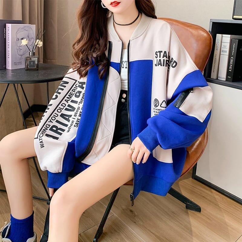 カジュアル プリント オシャレ度満点 スウェット パーカー＜S-3693＞