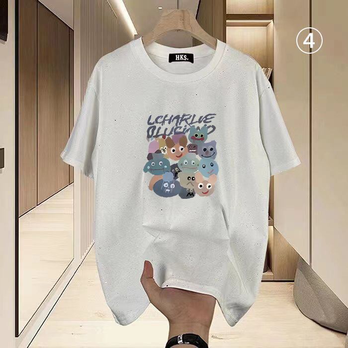 新商品 プリント カジュアル 選べるデザイン4種類 全2色 Tシャツ カットソー＜S-8585＞