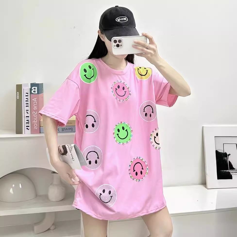 スウィート 好感度UP 海外トレンド カジュアル 全3色 半袖 Tシャツ ＜S-11506＞