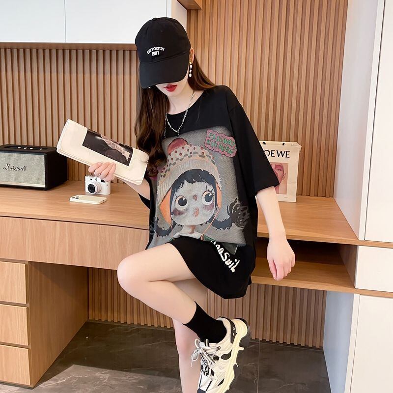新作 特別デザイン アバンギャルド プリント全3色 半袖Tシャツ カットソー ＜S-8605＞