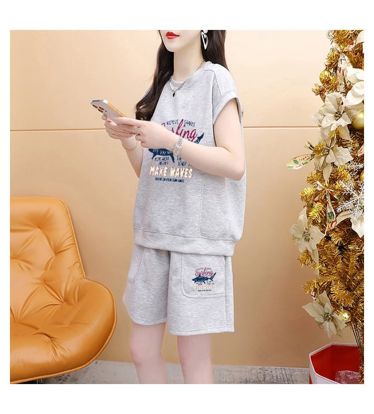 今季マストバイ ファッション カジュアル 半袖Ｔシャツⅹパンツセット全3色 <S-8265>