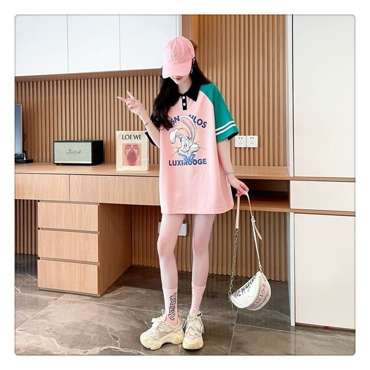 海外トレンド カジュアル 好感度UP 全3色 半袖 Tシャツ ＜S-11639＞