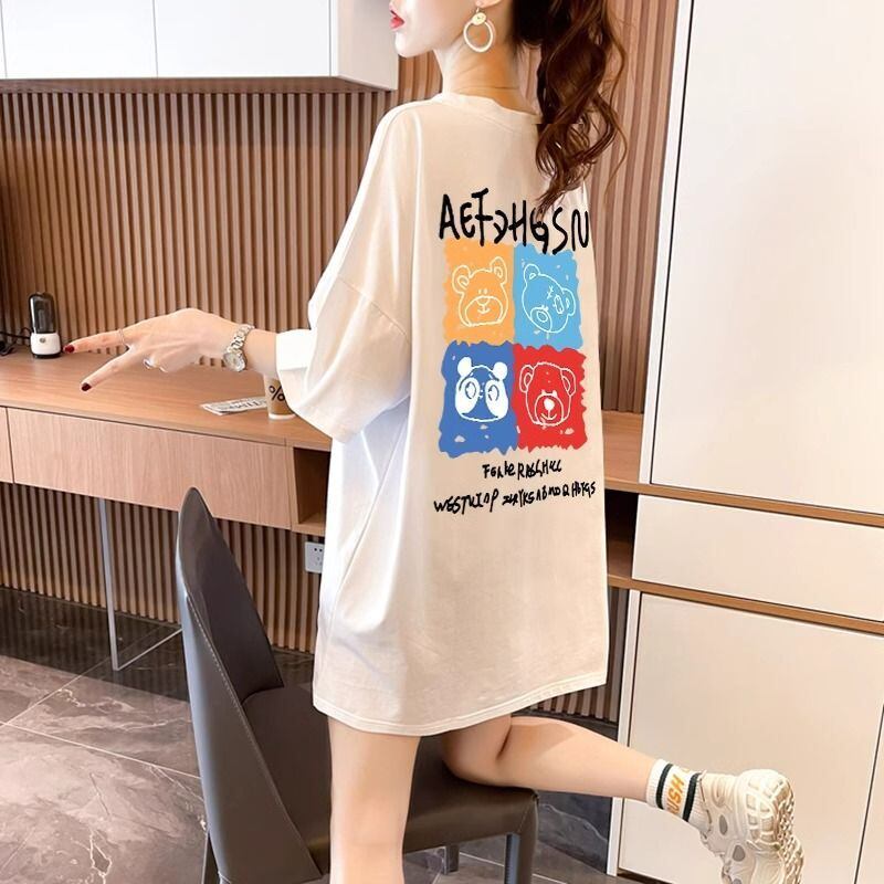 大活躍 プリント カジュアル 5色選択 半袖Tシャツ＜S-8584＞