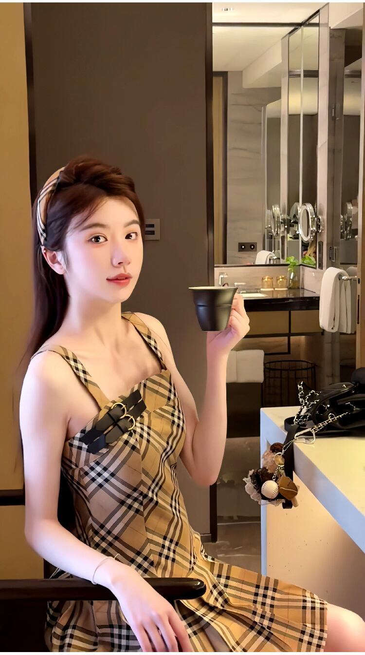 早い者勝ち 大人可愛い 超人気 シンプル チェック柄 フロック<S-11180>