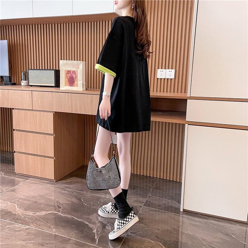オシャレ度満点 ラウンドネック 美感いっぱい プリント Tシャツ カットソー＜S-2911＞