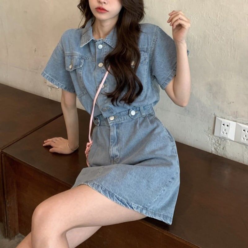 清純甘くて女子力UP POLOネック 一目惚れ ワンピース＜S-3231＞