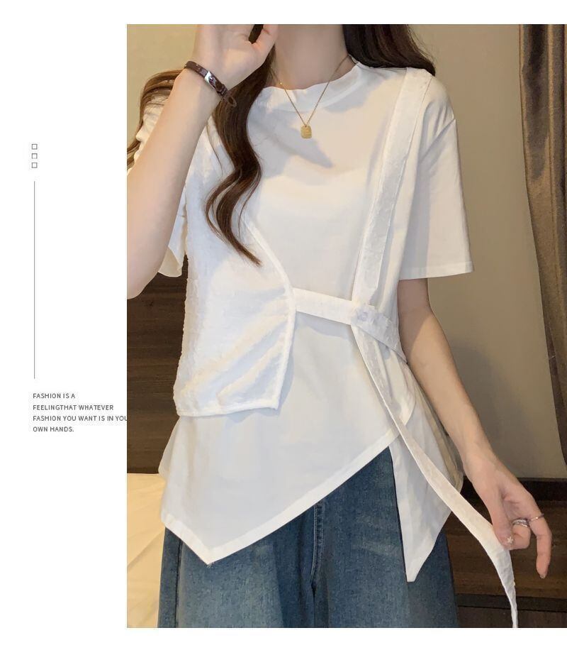 売れ筋 着回し力抜群 定番シンプル 売り切れ必至 全2色 Tシャツ <S-11999>