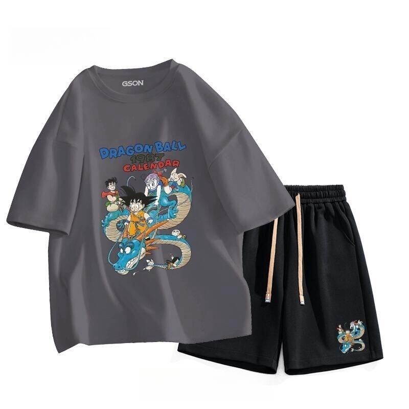 今季マストバイ  ファッション男女兼用 半袖Ｔシャツⅹパンツセット全6色<S-6537>