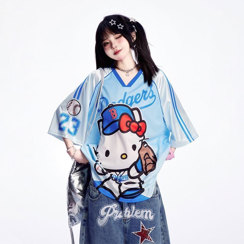 売れ筋 ゆったり ファッション Tシャツ <S-13201>