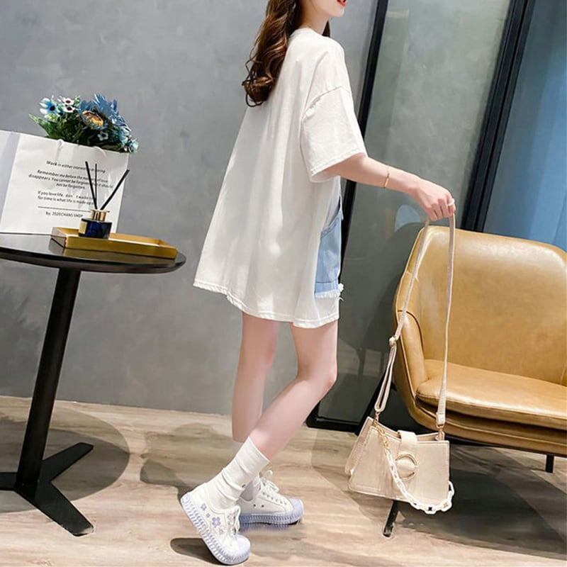 個性的なデザイン 3色選択可 一目惚れ Tシャツ カットソー＜S-3056＞