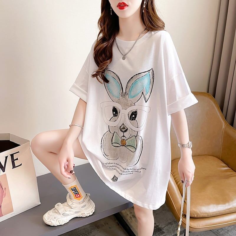 今季大好評 切り替え 美感いっぱい プリント Tシャツ カットソー＜S-3495＞