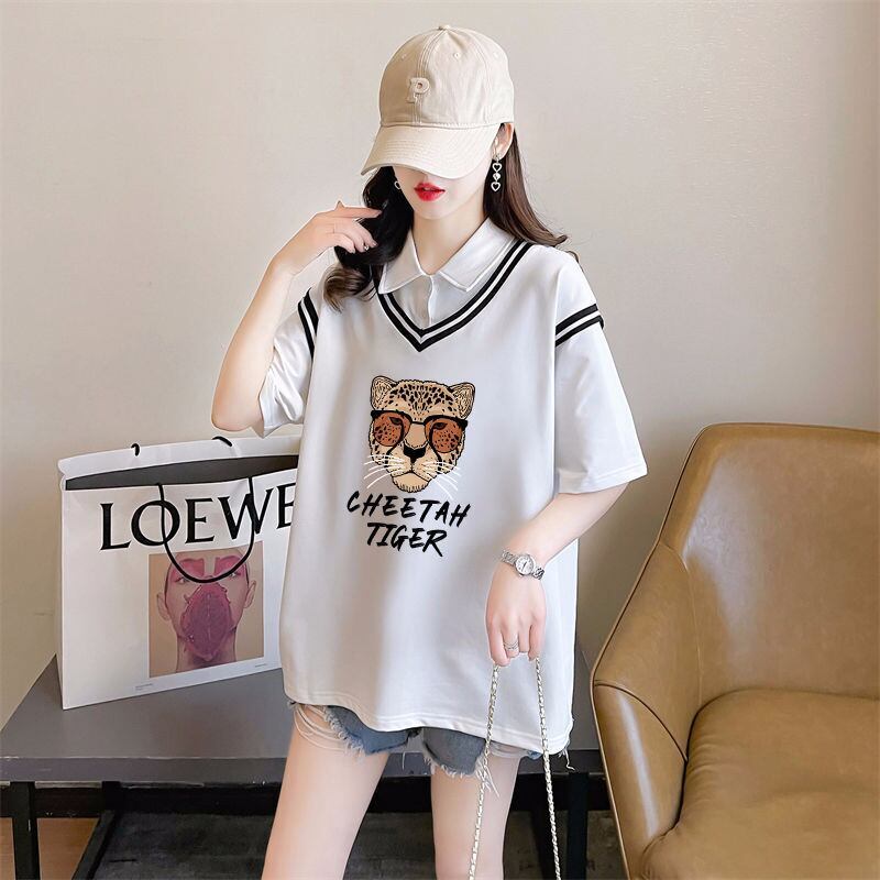 話題沸騰中 レイヤード風 オシャレ度満点 6色選択可 Tシャツ カットソー＜S-8362＞