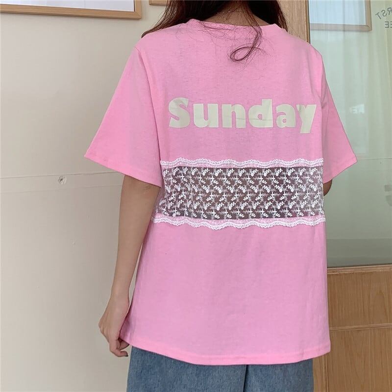 個性的なデザイン 3色選択可 バックで綺麗 Tシャツ カットソー＜S-3023＞