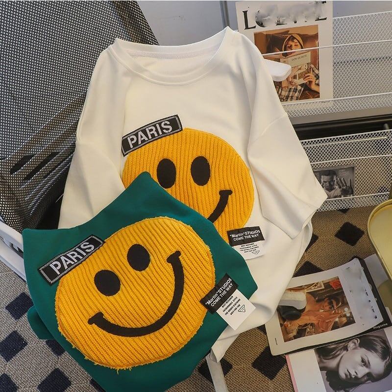 個性的なデザイン プリント オシャレ度満点 Tシャツ カットソー＜S-3373＞