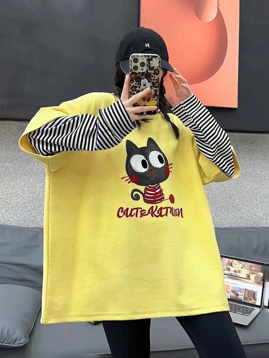 売れ切れ必至 プリント カジュアル 4色選択 パーカー<S-10455>