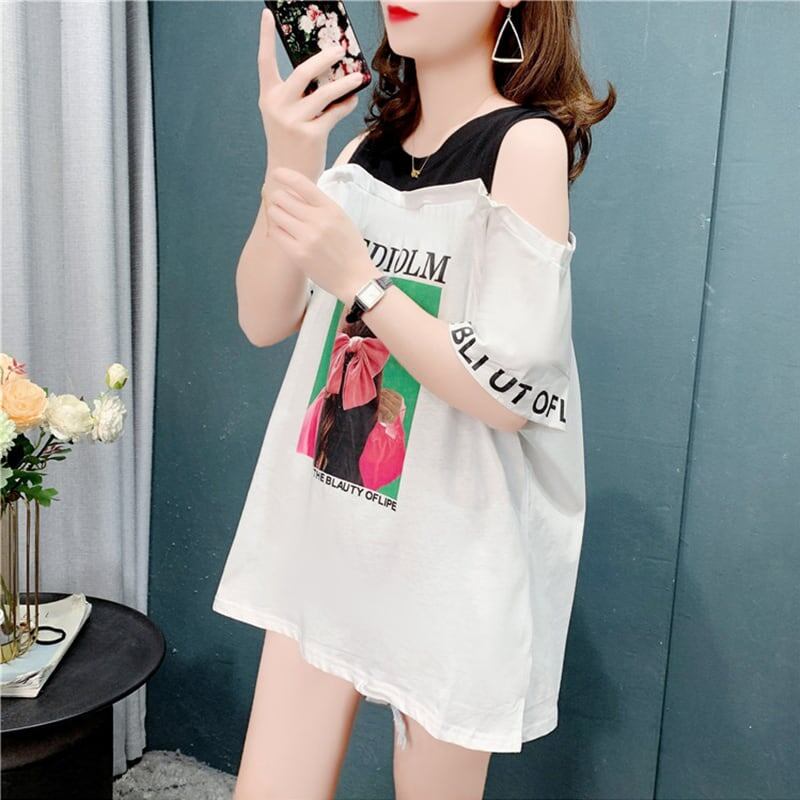 今季大好評 3色選択可 美感いっぱい ベアトップ Tシャツ カットソー＜S-3203＞