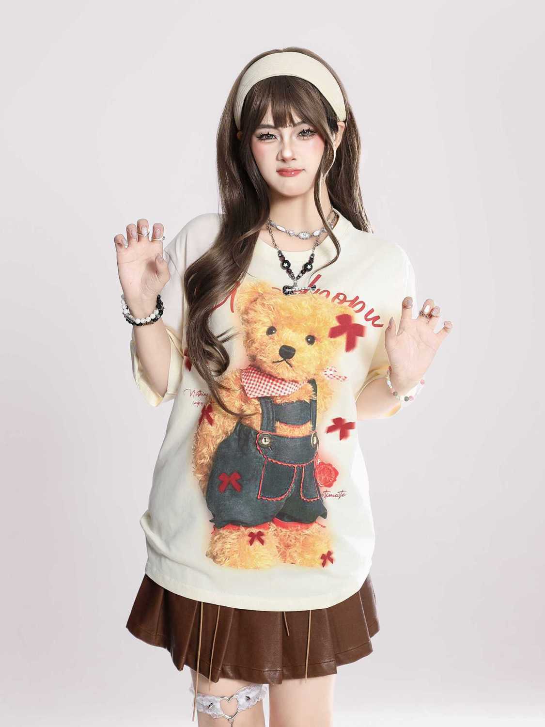 絶対流行 好感度UP 海外トレンド カジュアル 全3色 半袖 Tシャツ ＜S-11109＞