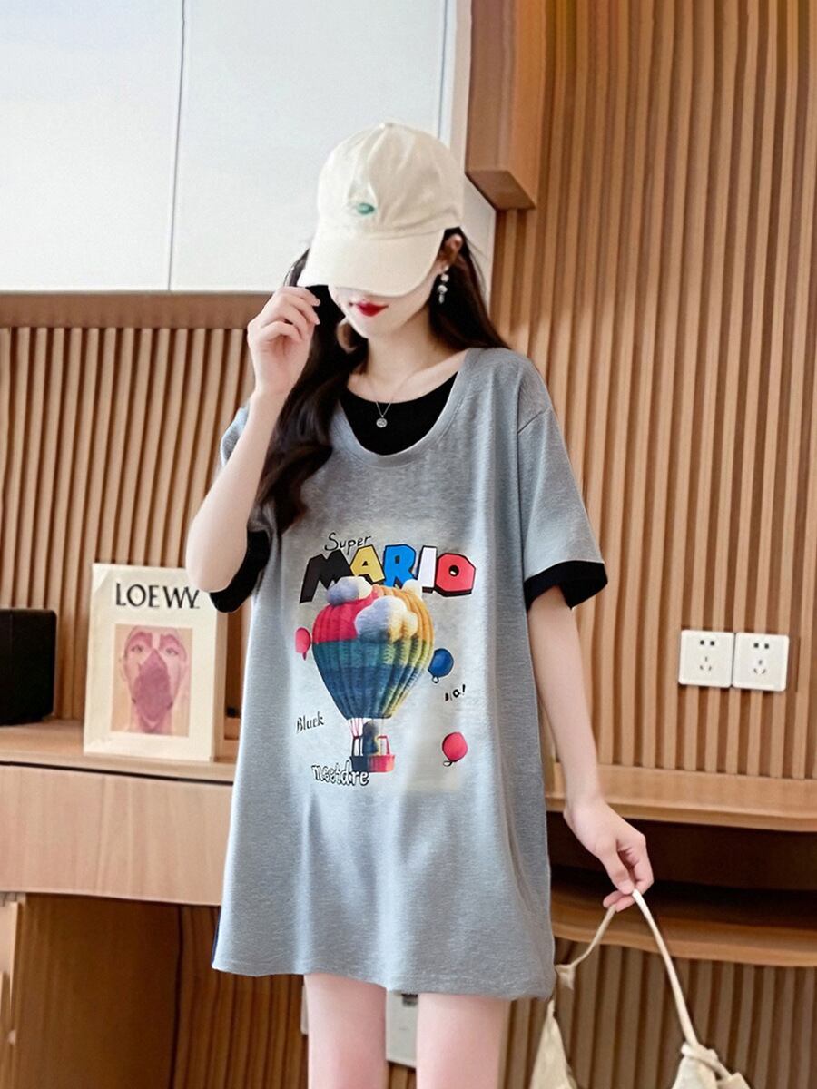 定番シンプル 売り切れ必至 美人度アップ 着回し力抜群 全5色 半袖Tシャツ<S-11376>