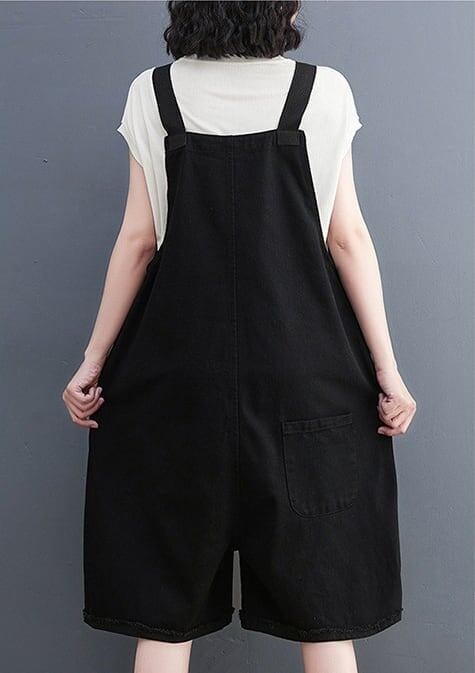 トレンディな刺繍ビブショーツ<S-5000>