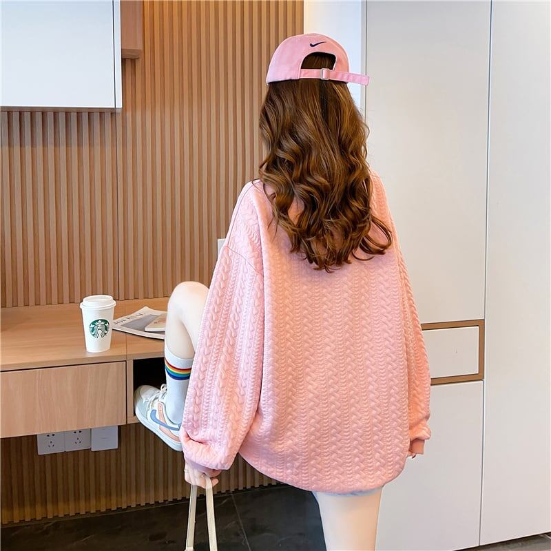 女子マスト ゆったりスウェット 刺?ロゴ 全3色トップス＜S-4807＞